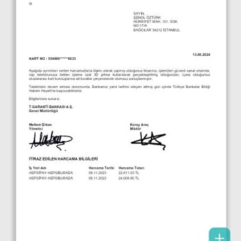 Yanlış Çekilen Paranın İadesinde Eksik Kalan Tutar