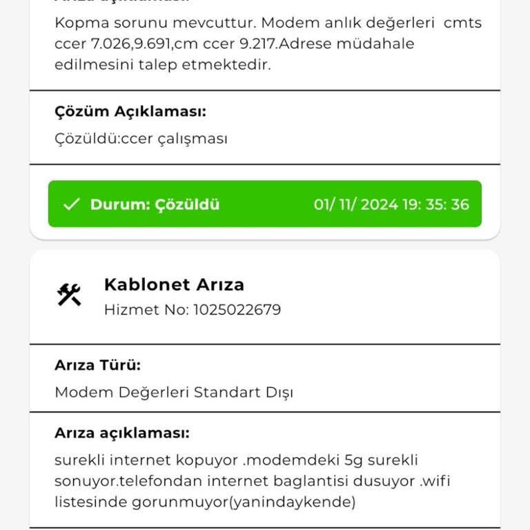 Sürekli Kopan İnternet Ve Yetersiz Teknik Destek