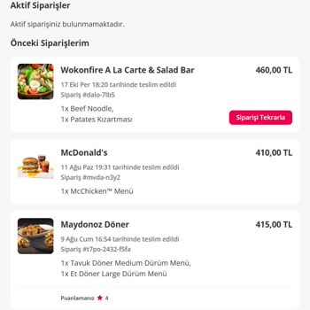 Yemeksepeti'nde İzinsiz Kredi Kartı Çekimleri Ve Ulaşılamayan Müşteri Hizmetleri