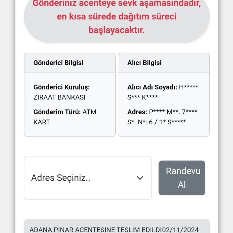 Kuryenet Kart Teslimatında Büyük Sorun!