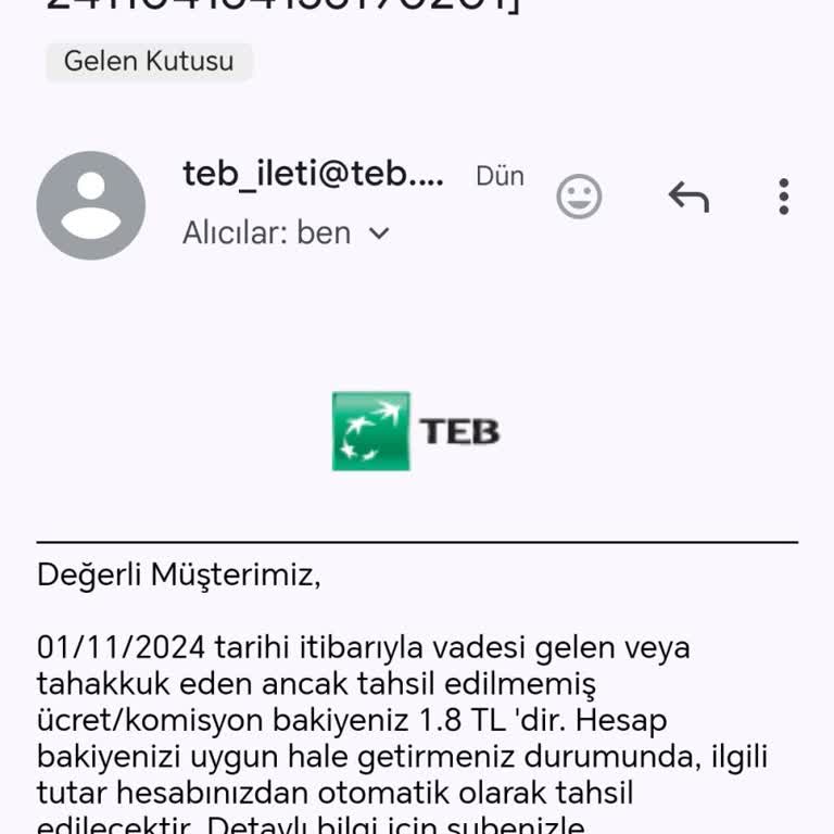 TEB Bankası'nda Hesap Kapatma Çilesi