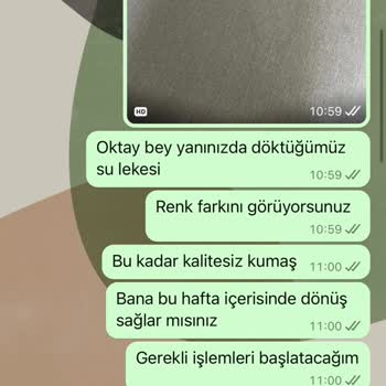 Kalitesiz Koltuk Ve Yetersiz Müşteri Hizmeti