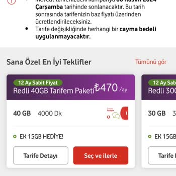 Vodafone'dan Beklenmedik Zam Şoku!