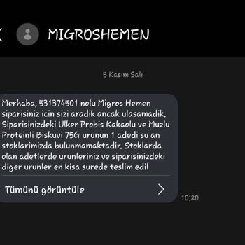 Migros'ta Stok Sorunu Ve İletişim Eksikliği