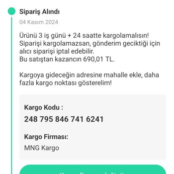 Dolap Uygulaması Ve MNG Kargo Arasında Kaybolan Ürün Ve İade Sorunu