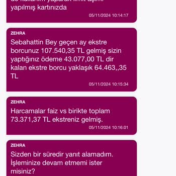 Kredi Kartı Limiti Ve Ekstre Sorunu