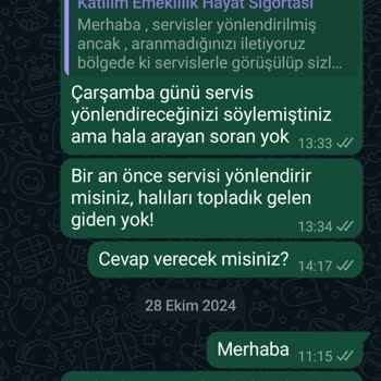 Ücretsiz Halı Yıkama Hizmeti Verilmiyor