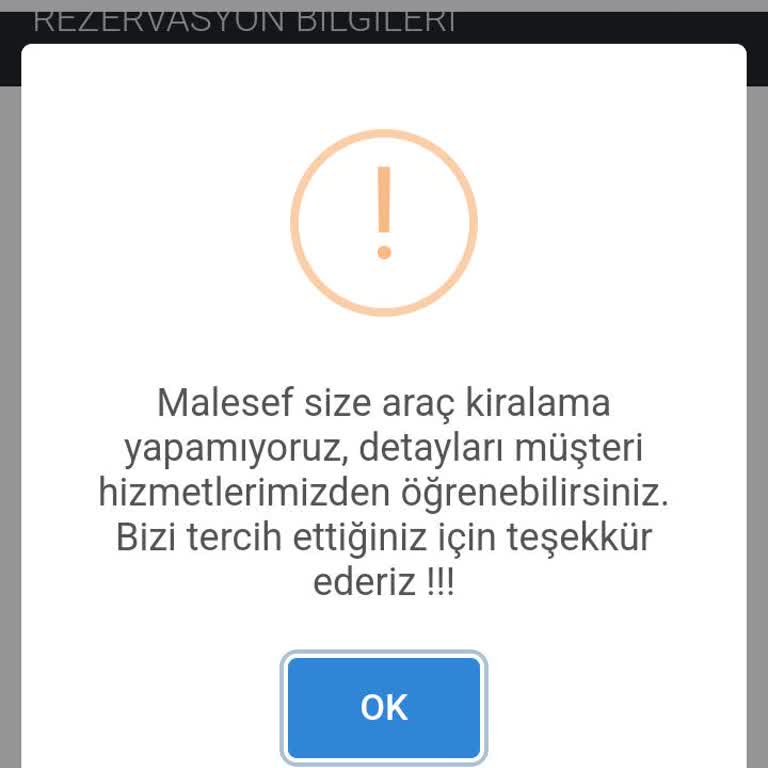 Yanlış İptal Edilen Rezervasyon Mağduriyeti