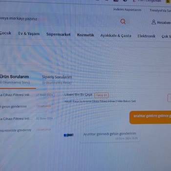 Eksik Parça Ve Çözüm Bulamayan Trendyol