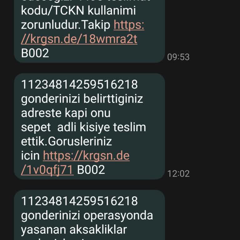 Kargom Teslim Edilmedi Ve Yanıltıcı Bilgi Verildi