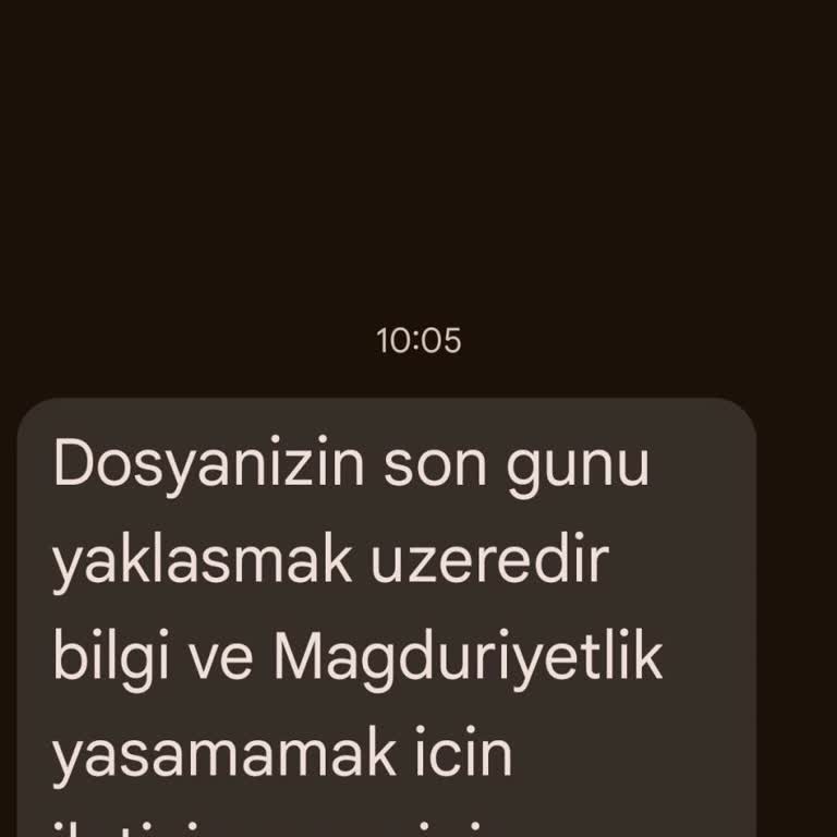 Yanıltıcı SMS İle Hukuki Tehdit