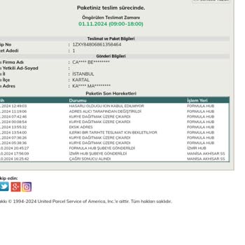 UPS Türkiye: Kargo Teslimatında Büyük Sorun!