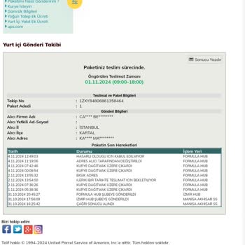 UPS Türkiye: Kargo Teslimatında Büyük Sorun!