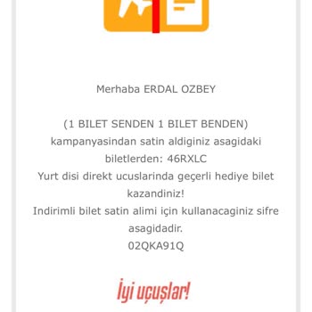 Pegasus'ta Hediye Bilet Sorunu Ve İletişim Eksikliği