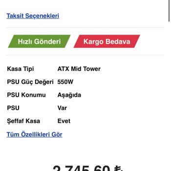 Kasa Teslimatında Eksik Güç Kaynağı Şoku