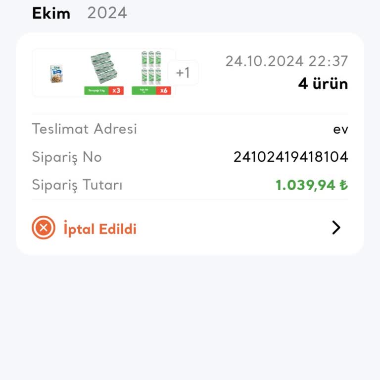 Pınaronline İptal Edilen Siparişin Gönderilmesi Ve İlgisizlik