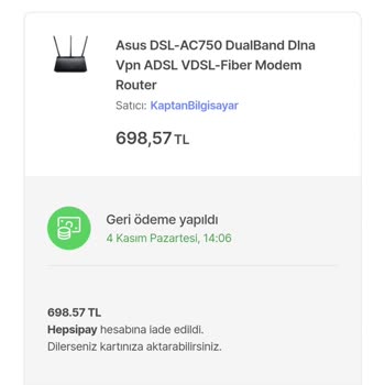 Garanti Sürecinde Modem Değişimi Sorunu