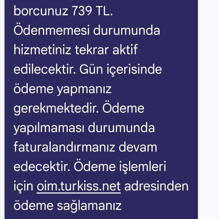 Kullanılmayan Hizmet İçin Yüksek İptal Bedeli