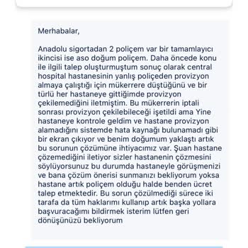 Anadolu Sigorta'nın Provizyon Sorunları Ve Müşteri Mağduriyeti