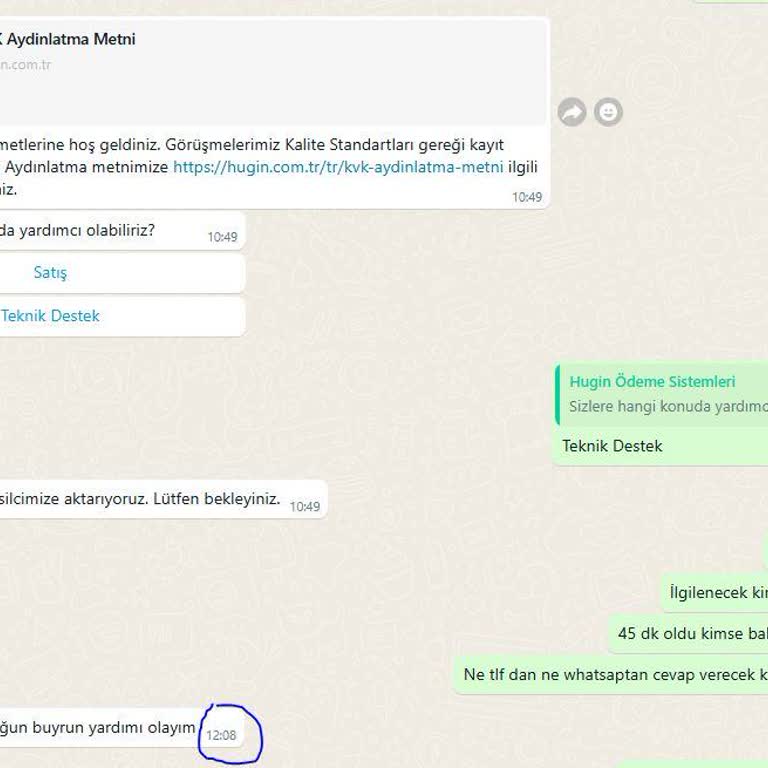 Hugin POS Cihazı Müşteri Hizmetleri Sorunu