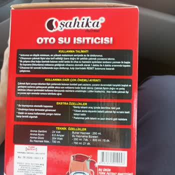 Şahika Termo Su Isıtıcı Su Kaçırıyor!