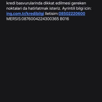 ING Bankası'nın Kampanya Sözü Ve Kredi Başvuru Sorunları