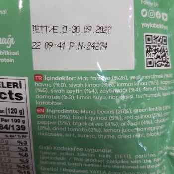 Yayla Kapalı Paket İçinde Küflenen Yayla Hazır Salata!