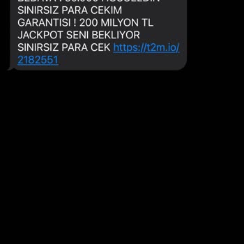 Vodafone Üzerinden Gelen Bahis Mesajları Sorunu