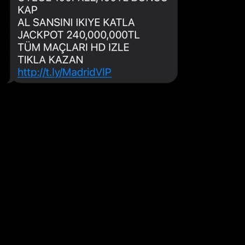 Vodafone Üzerinden Gelen Bahis Mesajları Sorunu