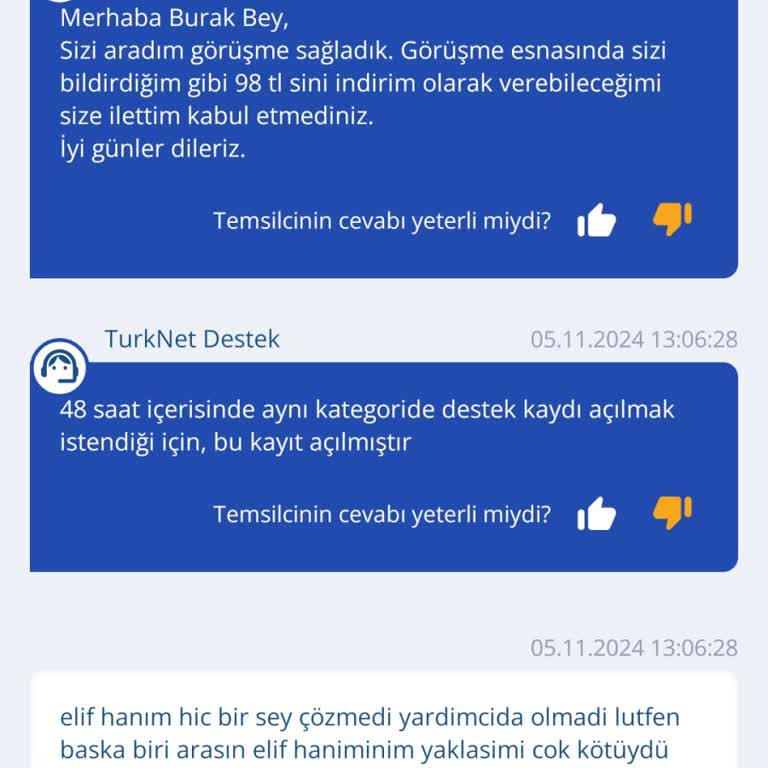 Taahhüt Edilen İndirim Gerçekleşmedi