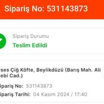 Migros Yemek Uygulamasında Sipariş Sorunu Ve İletişim Eksikliği