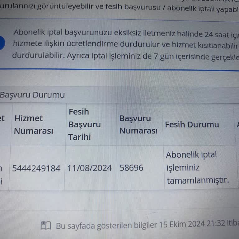 Vodafone Abonelik Kapatma Sorunu