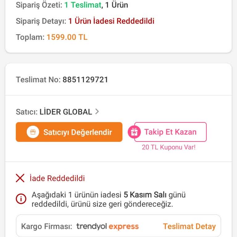 İade Sorunu Ve Ürün Kalitesizliği
