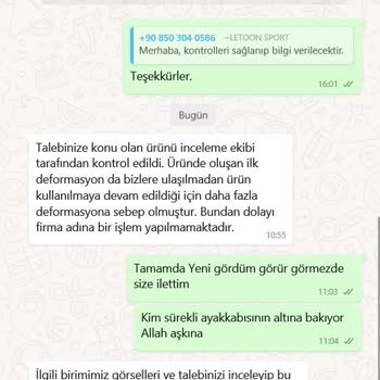 Letoon Ayakkabılarının Dayanıklılığı Ve Müşteri Hizmetleri Sorunu