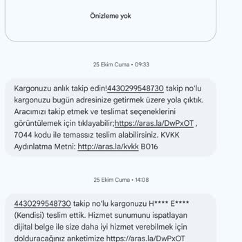 Yanlış Teslimat Ve İlgisiz Müşteri Hizmeti