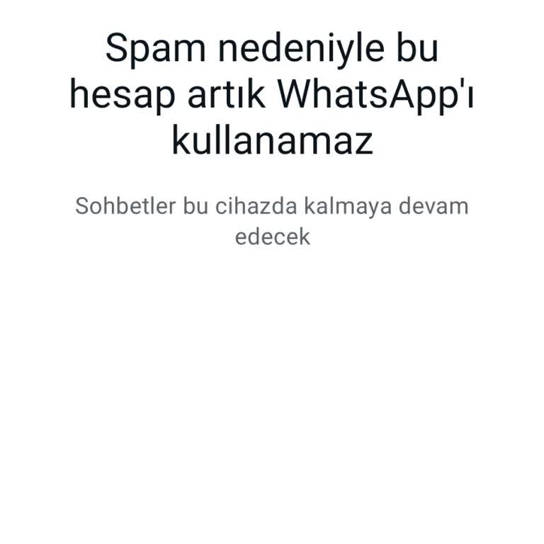 WhatsApp Hattımın Aniden Askıya Alınması İşlerimi Aksatıyor