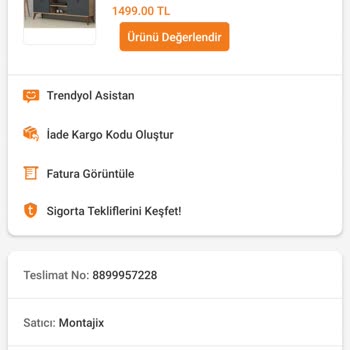 Montaj Hizmeti Sorunu Ve İade Edilmeyen Para