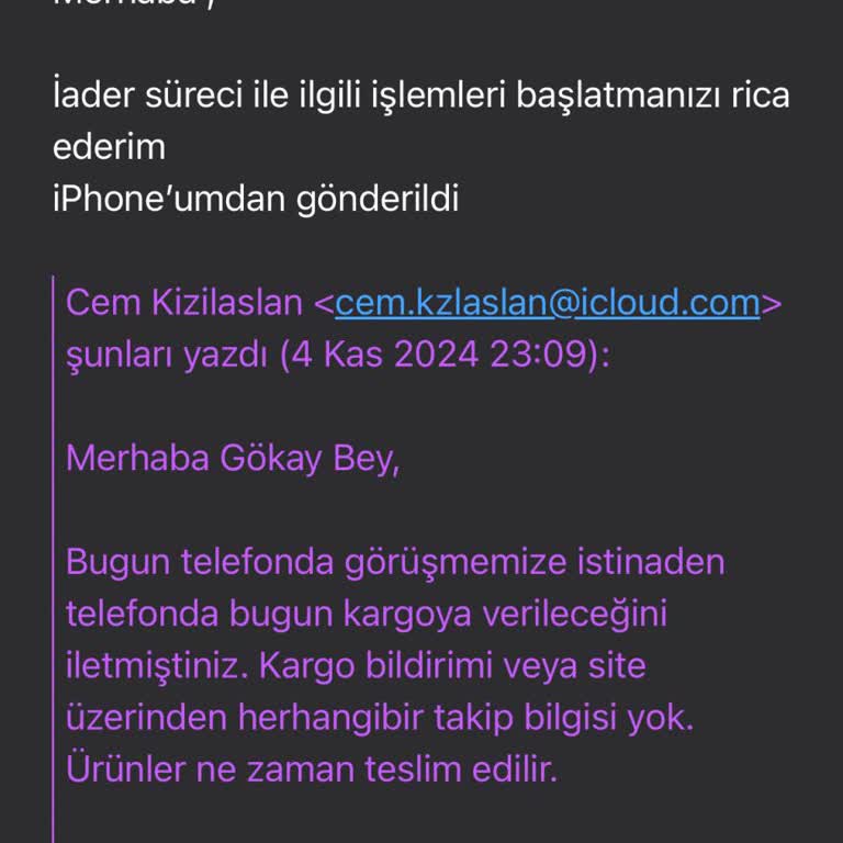 Online Alışverişte İletişimsizlik Ve Teslimat Sorunu