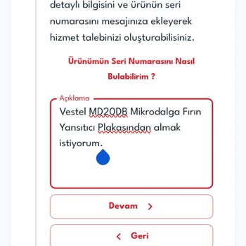 Vestel Mikrodalga Fırın Yansıtıcı Plaka Sorunu Ve İletişim Eksikliği