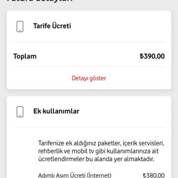 Faturada Anlaşılmaz Ekstra Ücretlendirme Sorunu