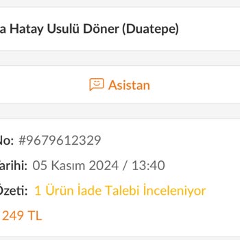 Trendyol Yemek'te Soğuk Sipariş Sorunu Ve Müşteri Hizmetleri Engeli