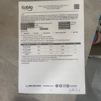 Kablo Net'in İletişim Eksikliği Ve Hizmet İptali Mağduriyeti