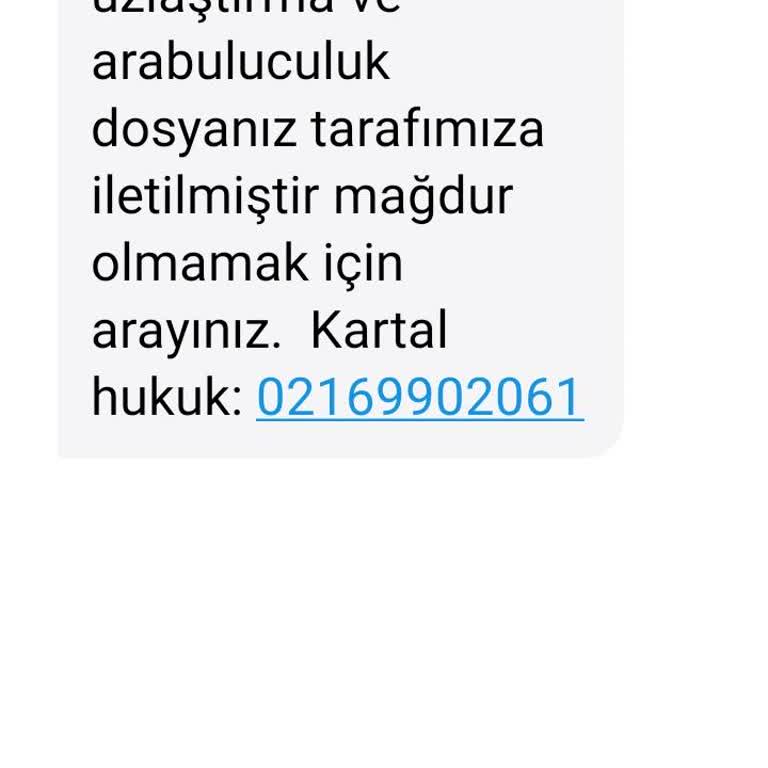 Uzlaştırma Dosyası Mesajı Geldi