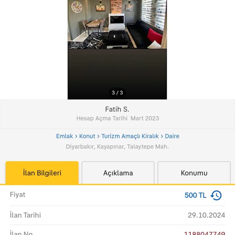 Sahibinden.com Üzerinden Kiralanan Daire Hayal Kırıklığı Yarattı