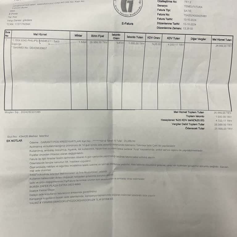 Philips Ürün İadesinde Sözlerin Tutulmaması