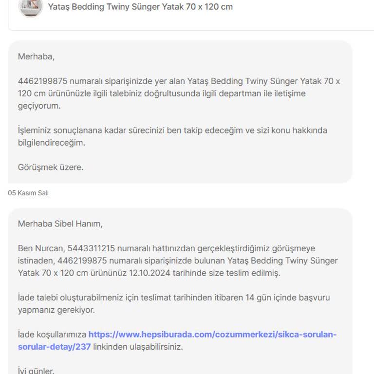 Yanlış Yatak Ölçüsü Ve Değişim Sorunu