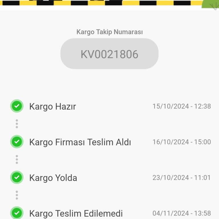 Koçtaş'tan Sipariş Verdim, Kargom Halen Ulaşmadı