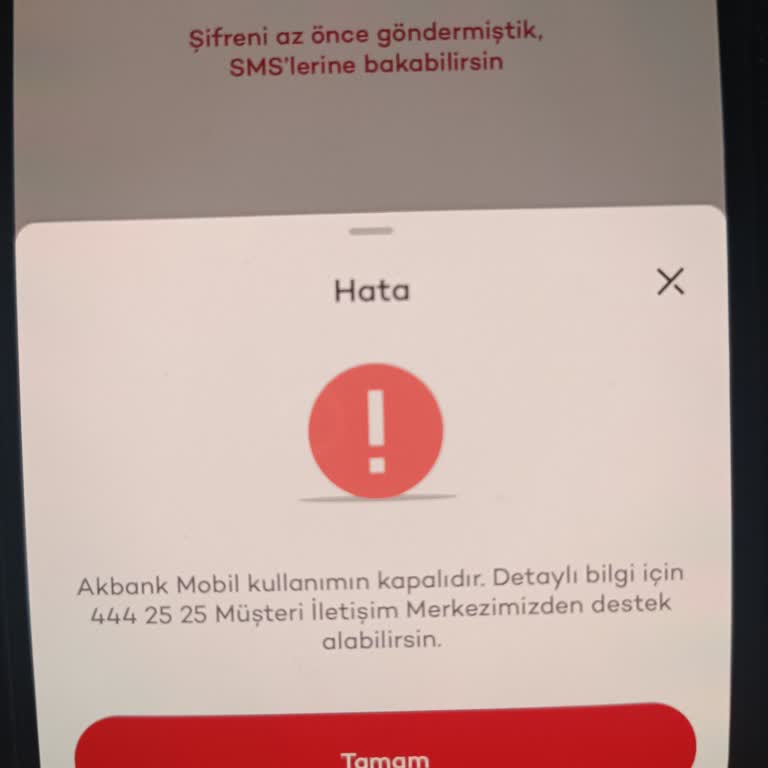 Akbank Mobil Giriş Sorunu Ve Müşteri Hizmetleri Erişimsizliği
