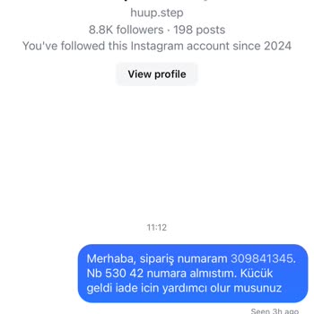 Yanıtsız İade Talebi: Huup Sneakers'tan Cevap Bekliyorum