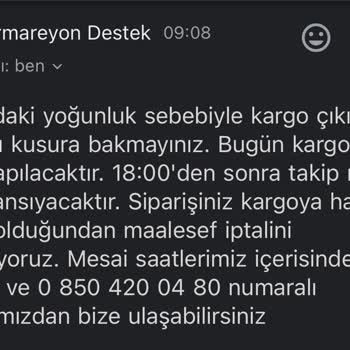 Sipariş Verildi, Ürünler Hâlâ Kargoya Verilmedi